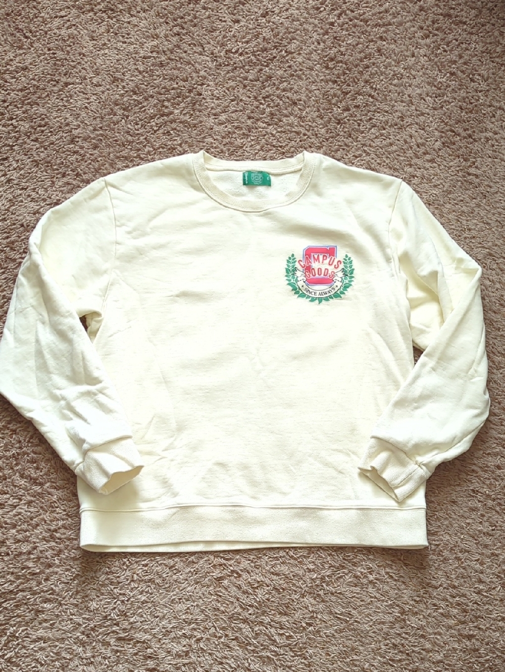 Men's Campus Goods Cream Sweatshirt XL